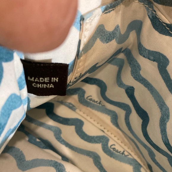 Coach Audrey Starfish Canvas Clutch/Wristlet - Picture 12 of 13